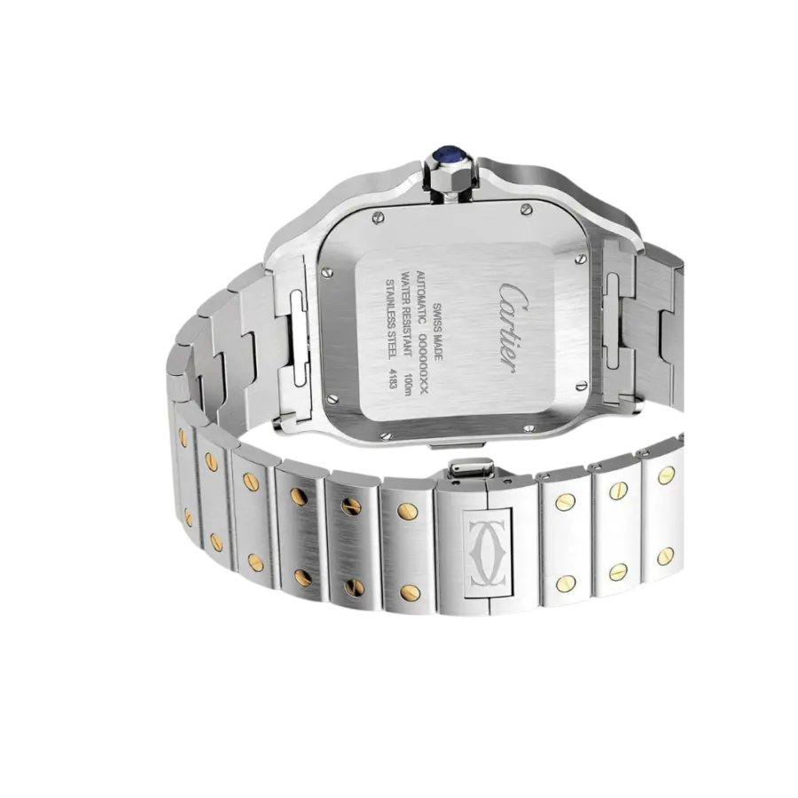 Santos de Cartier XL Chronograph Steel/Gold - Image 3