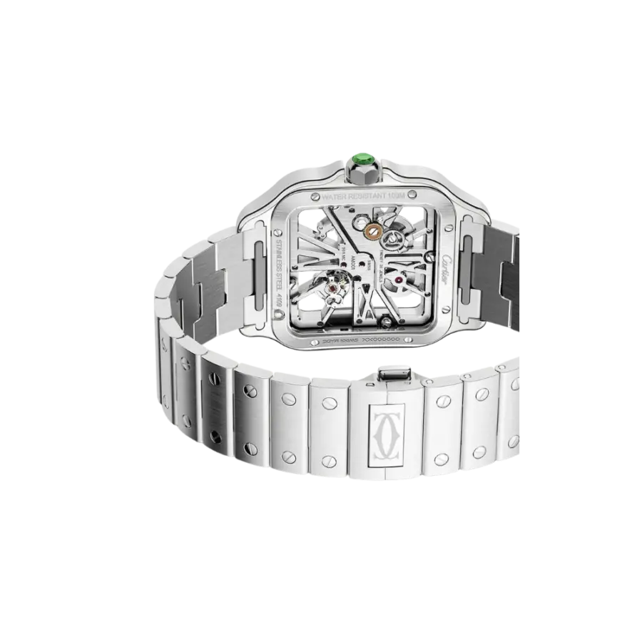 Santos de Cartier Large Skeleton/Green - Image 3
