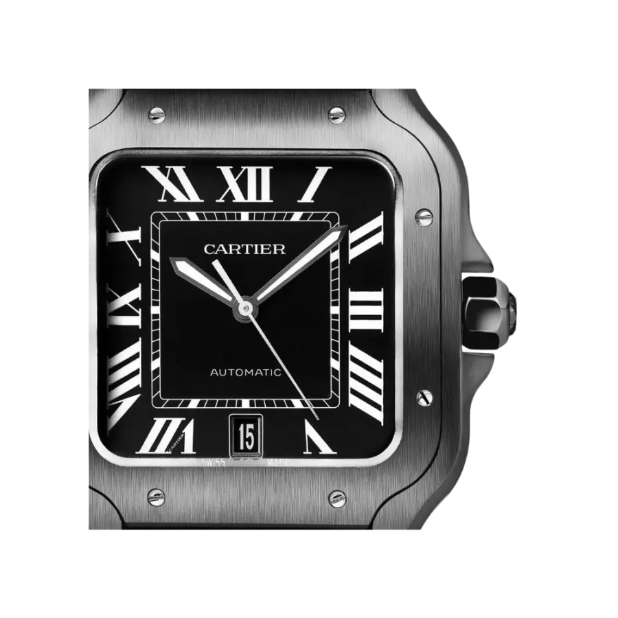Santos de Cartier Large ADLC Black - Image 2