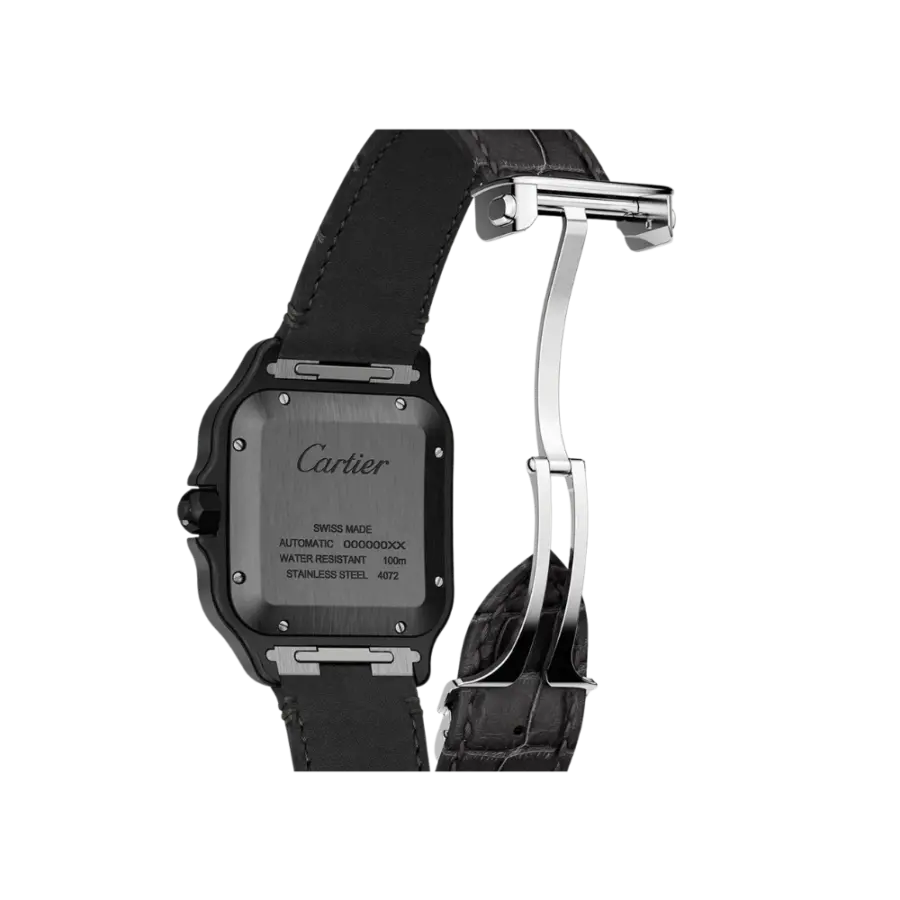 Santos de Cartier Large ADLC Black - Image 3