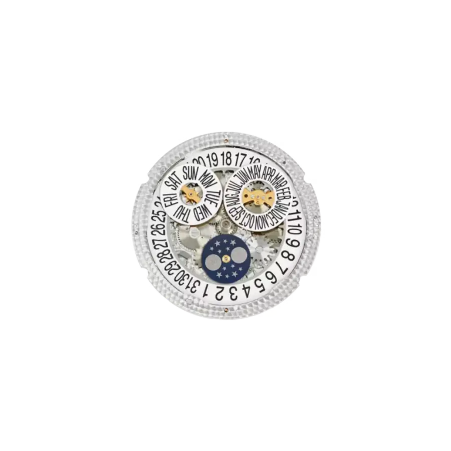 Patek Philippe Annual Calendar Moonphase Rose Gold Brown Leather Men's Watch 5205R-001 40mm - Image 4
