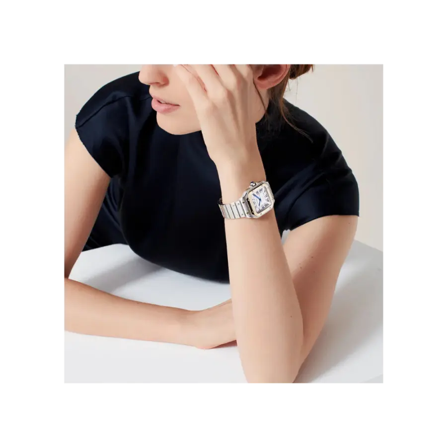 Santos de Cartier Medium Bracelet/Strap Watch - Image 5