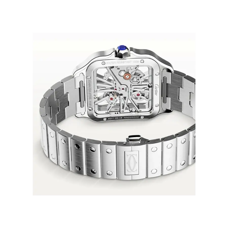 Santos de Cartier Large Bracelet/Strap Watch - Image 4