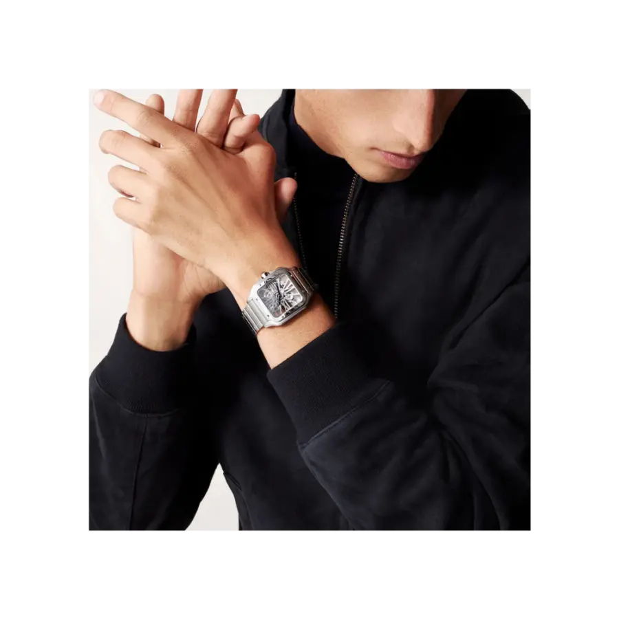 Santos de Cartier Large Bracelet/Strap Watch - Image 5