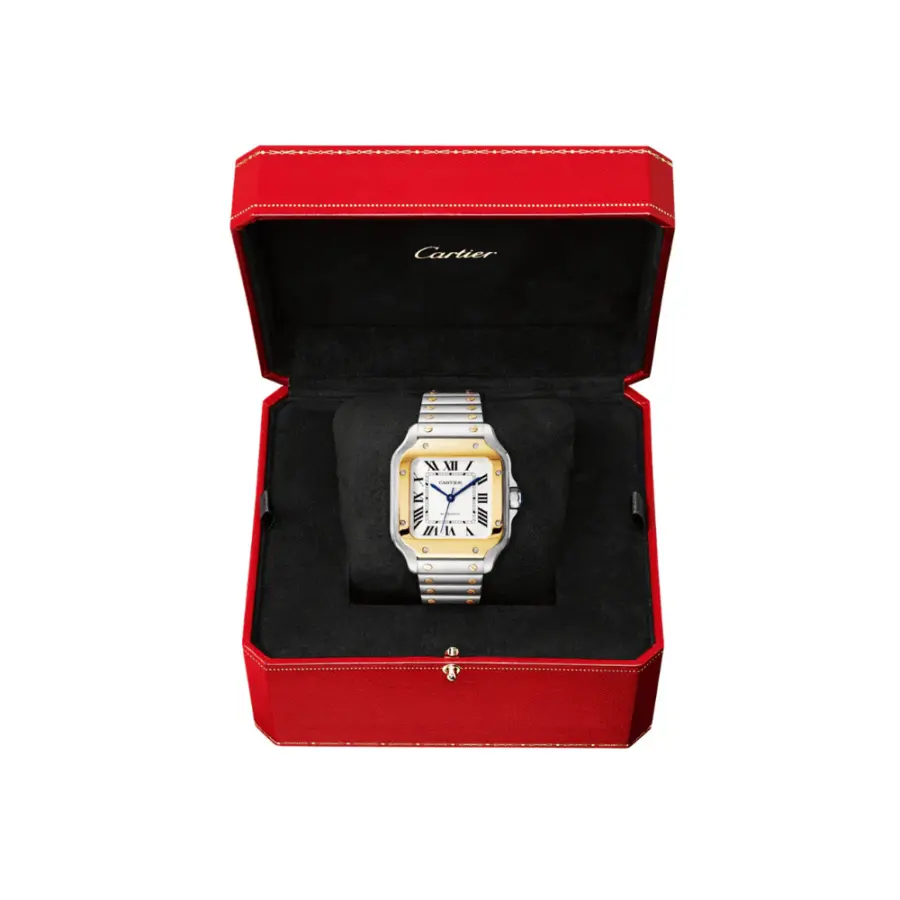 Santos de Cartier Medium Bracelet/Strap Watch - Image 7