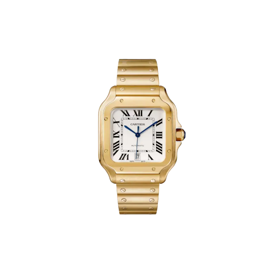 Santos de Cartier Large Yellow Gold – Brown Dial