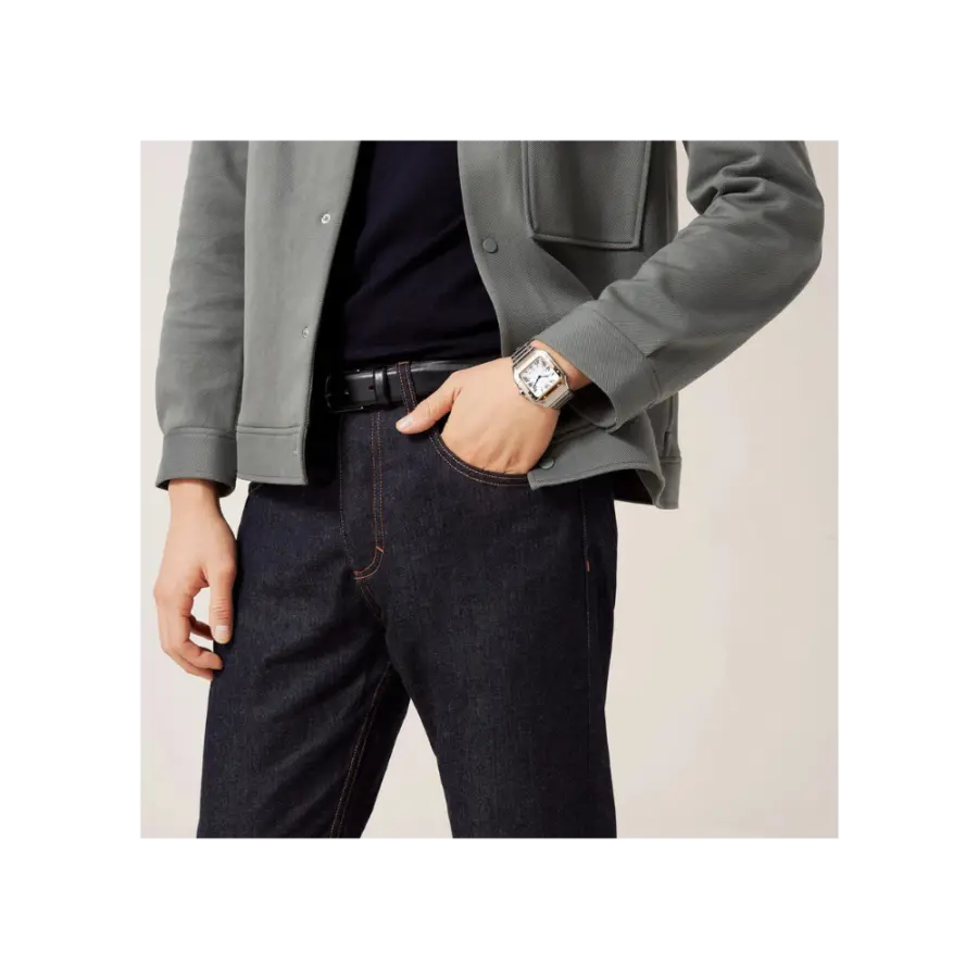 Santos de Cartier Large Bracelet/Strap Watch - Image 5