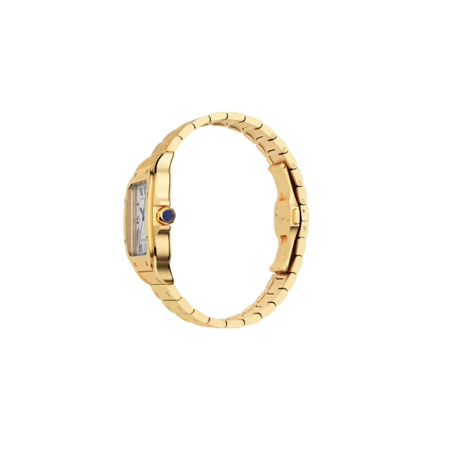 Santos de Cartier Large Yellow Gold – Brown Dial - Image 5