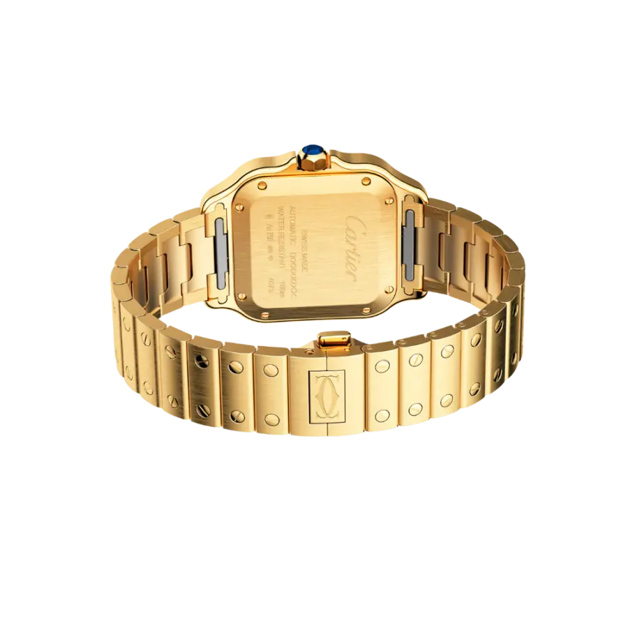 Santos de Cartier Large Yellow Gold – Brown Dial - Image 4