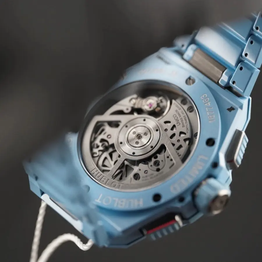 Hublot Big Bang INTEGRATED SKY BLUE CERAMIC Ref# 451.EX.5120.EX - Image 6