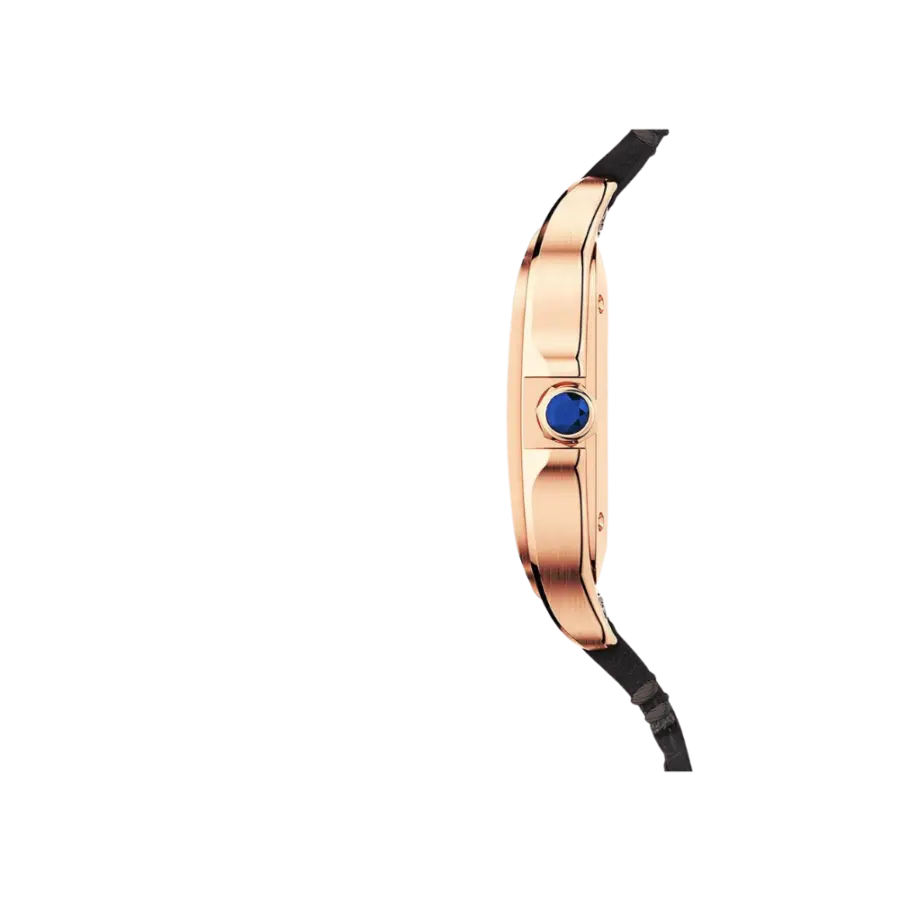 Santos de Cartier Medium Automatic Gold Watch - Image 4