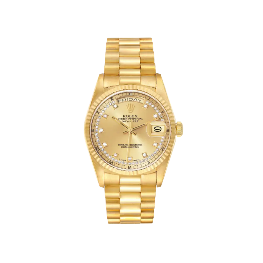 Rolex Day-Date 36 Ref. 18238 Diamond Dial