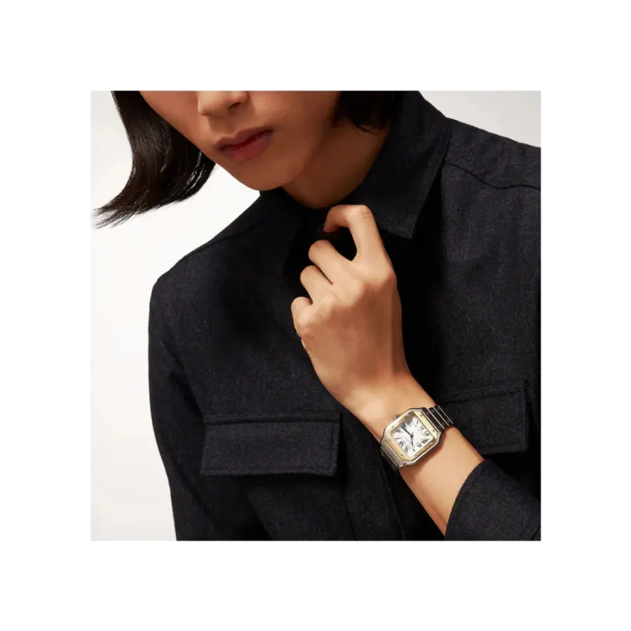 Santos de Cartier Medium Bracelet/Strap Watch - Image 6