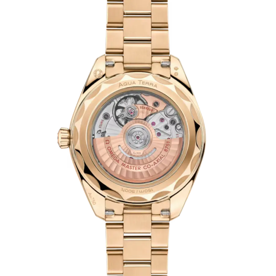 Seamaster Aqua Terra 150M 30 mm, Moonshine™ gold on Moonshine™ gold Ref. 220.50.30.20.08.001 - Image 2