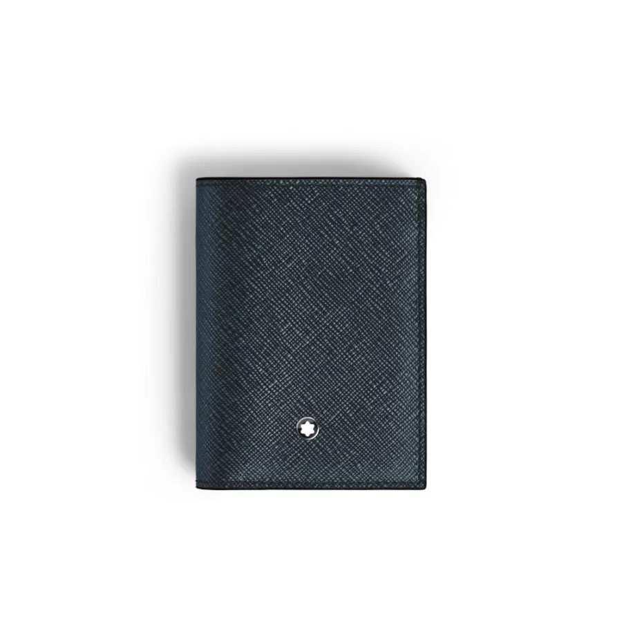 Montblanc Sartorial Mini Wallet 4cc – Tweed Blue