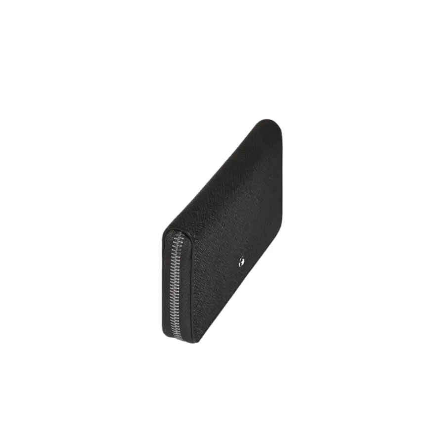 Montblanc Sartorial Medium Wallet 12cc with Zip – Black - Image 3