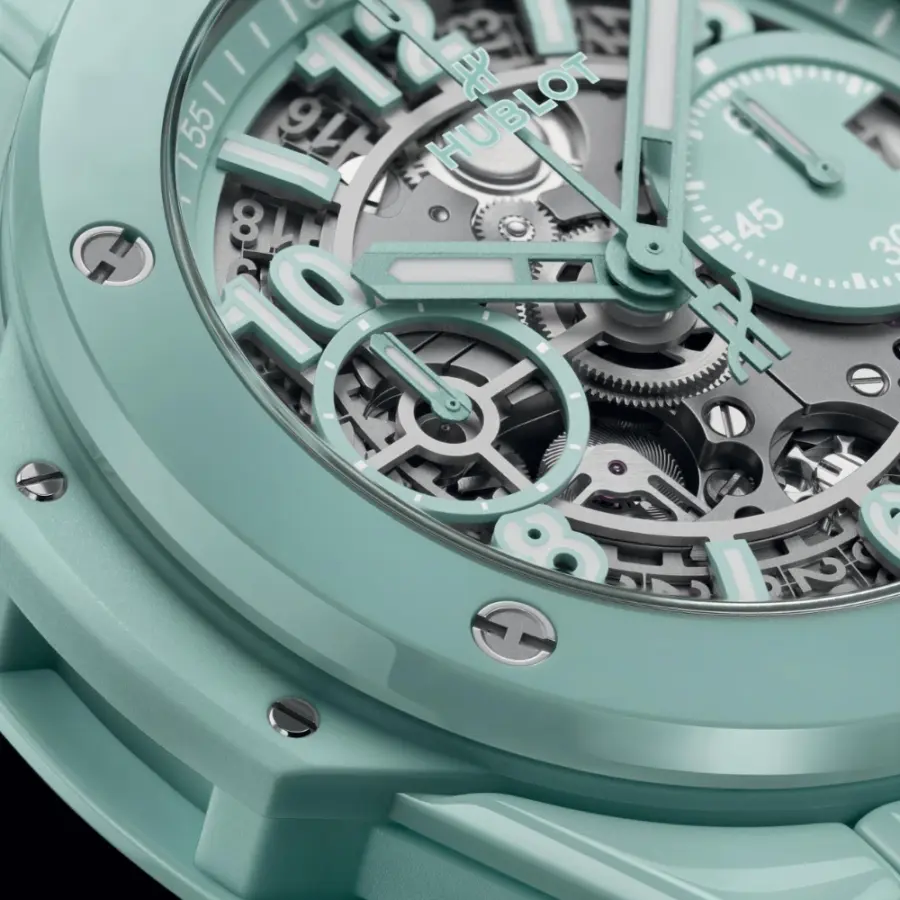 Big Bang Unico Mint Green Ceramic Ref. 441.GS.5221.RX - Image 2