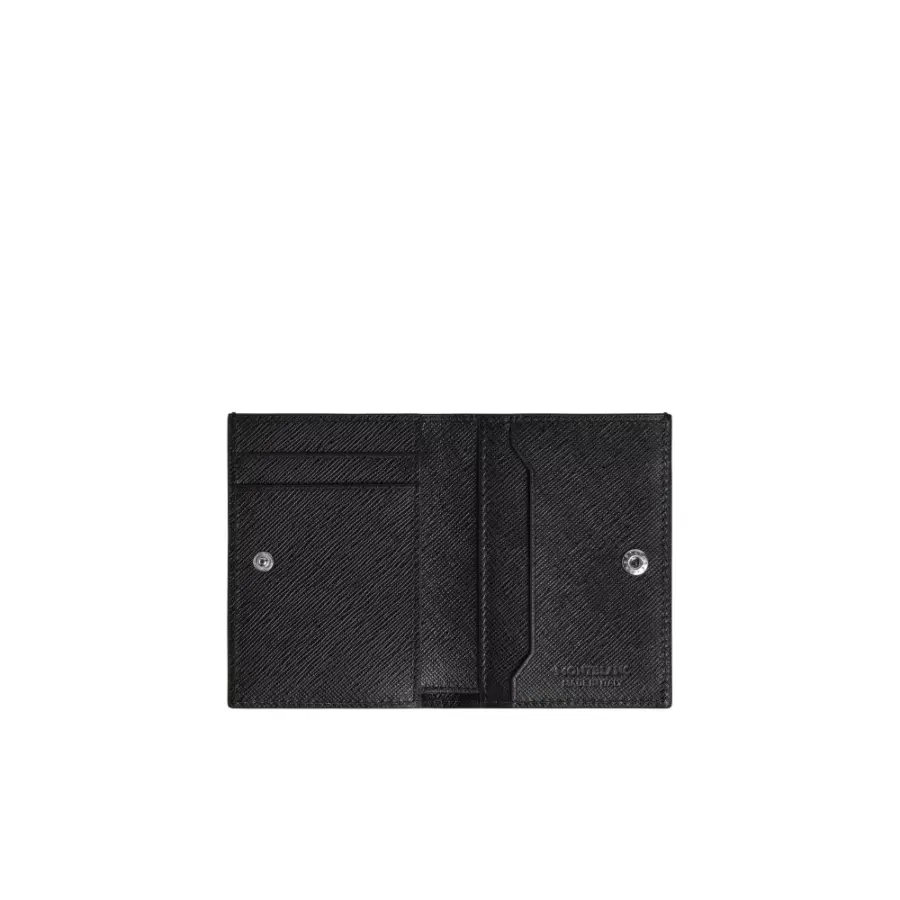 Montblanc Sartorial Mini Wallet 4cc – Tweed Blue - Image 4