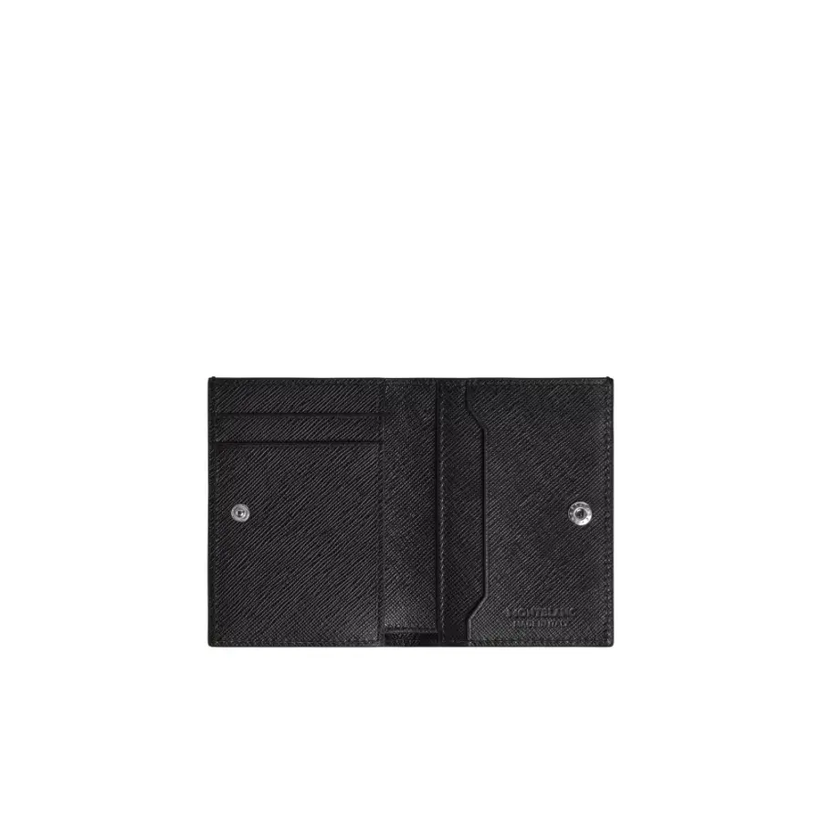Montblanc Sartorial Mini Wallet 4cc – Tweed Blue - Image 8