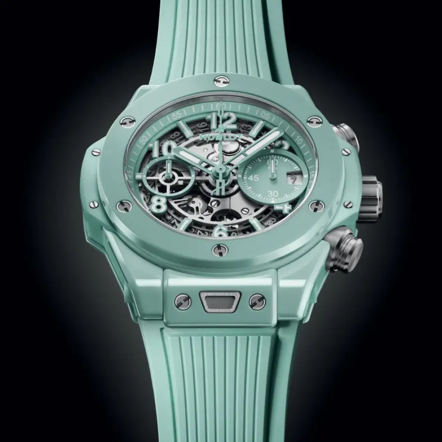 Big Bang Unico Mint Green Ceramic Ref. 441.GS.5221.RX - Image 3