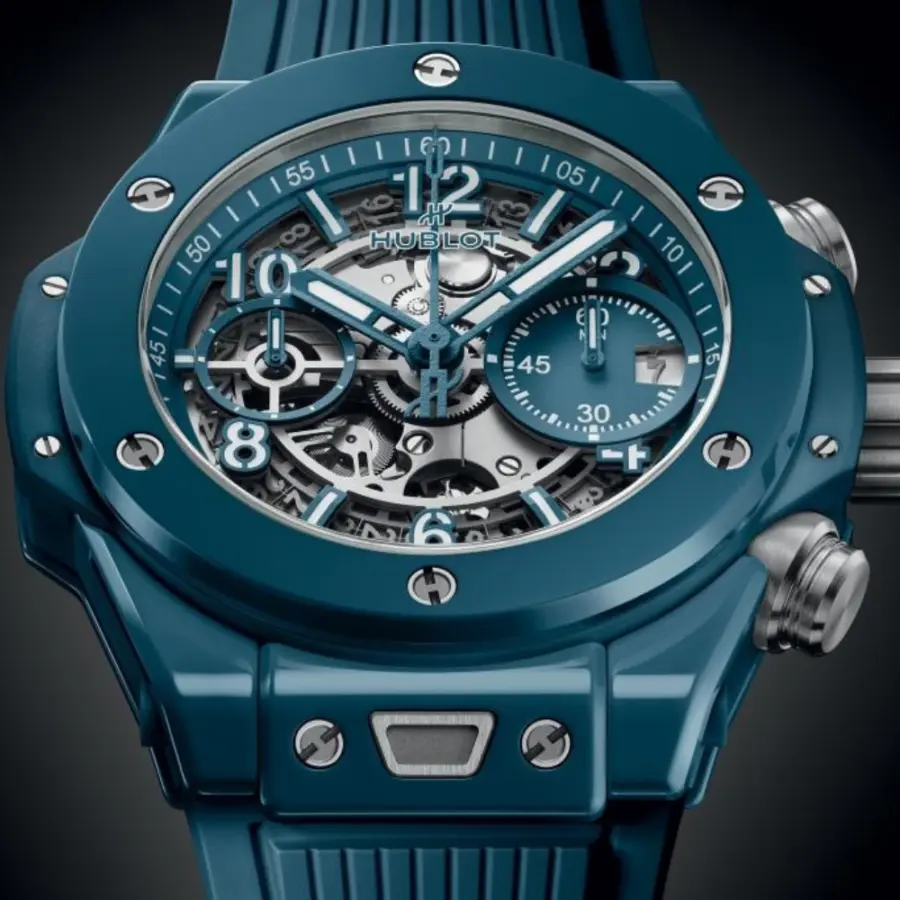 Big Bang Unico Petrol Blue Ceramic Ref. 441.ES.5121.RX - Image 2