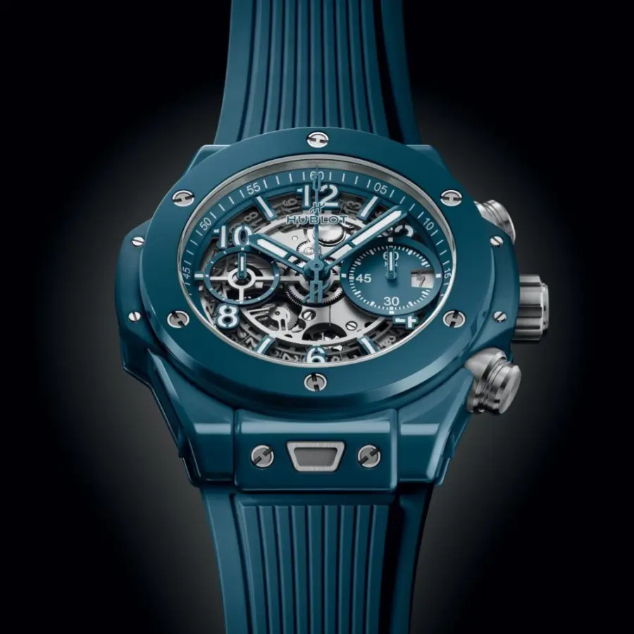 Big Bang Unico Petrol Blue Ceramic Ref. 441.ES.5121.RX - Image 4