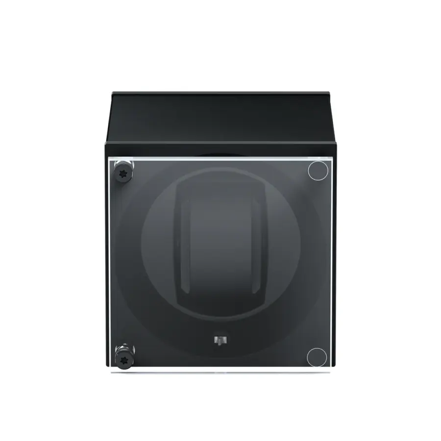 Swiss Kubik Masterbox – Aluminum Black, Single Watch Winder - Image 4