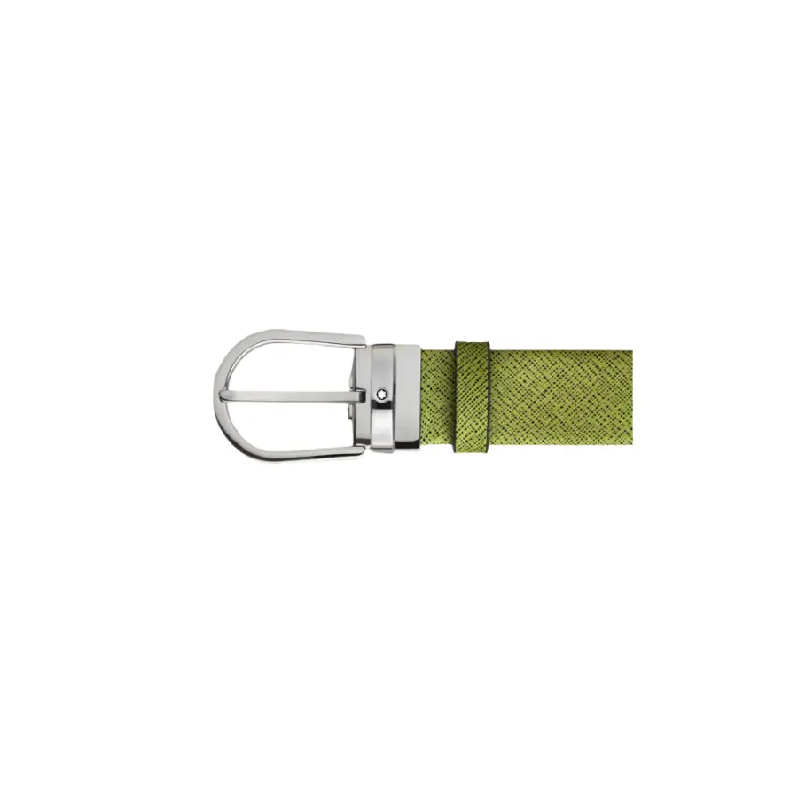 Montblanc Horseshoe Buckle Leather Belt 35mm MB199636 - Image 2
