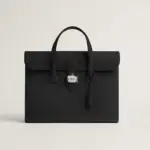 Hermes Sac A Depeches Light 1-36 Briefcase – Noir